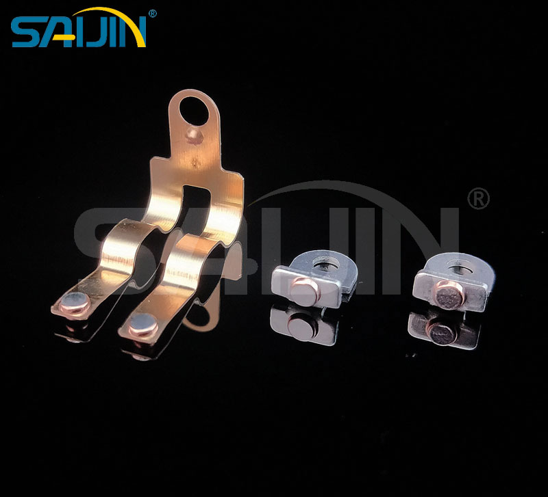 吹風(fēng)機(jī)開關(guān)配件金屬?zèng)_壓件銀觸點(diǎn)金屬接觸件